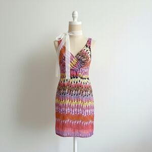 Espirit Multicolor Sleeveless V Neck Dress